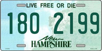 NH license plate 1802199