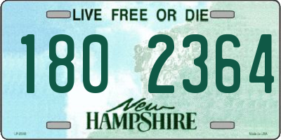 NH license plate 1802364