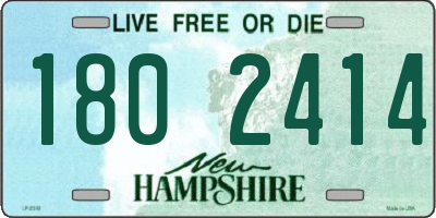 NH license plate 1802414