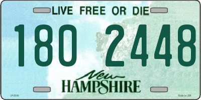 NH license plate 1802448