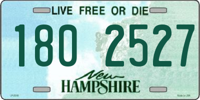 NH license plate 1802527