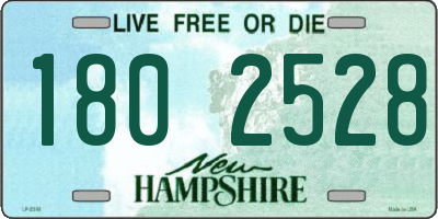 NH license plate 1802528