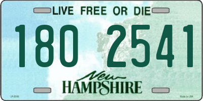 NH license plate 1802541