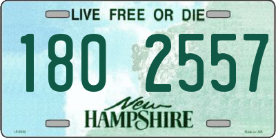 NH license plate 1802557