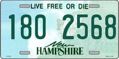 NH license plate 1802568
