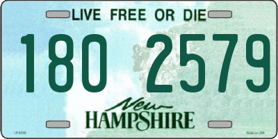NH license plate 1802579