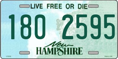 NH license plate 1802595