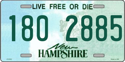 NH license plate 1802885