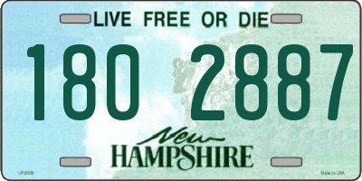 NH license plate 1802887