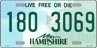 NH license plate 1803069