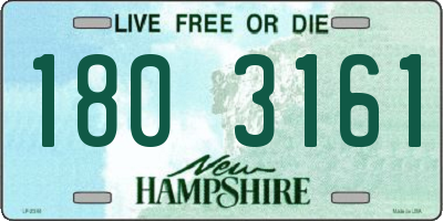 NH license plate 1803161