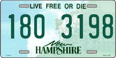 NH license plate 1803198