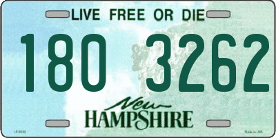 NH license plate 1803262