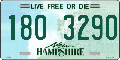 NH license plate 1803290