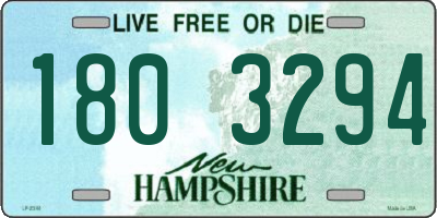 NH license plate 1803294