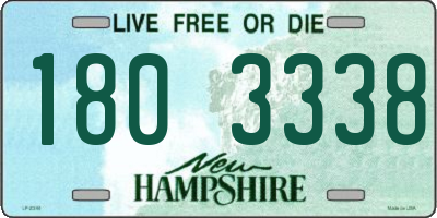 NH license plate 1803338
