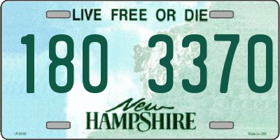 NH license plate 1803370