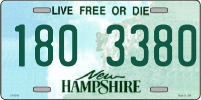 NH license plate 1803380