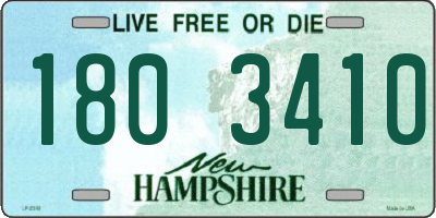 NH license plate 1803410