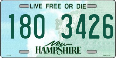 NH license plate 1803426