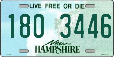 NH license plate 1803446