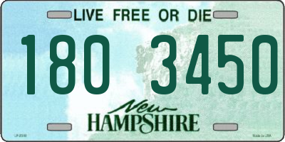 NH license plate 1803450