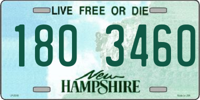 NH license plate 1803460