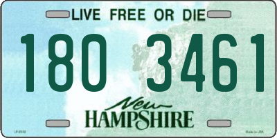 NH license plate 1803461