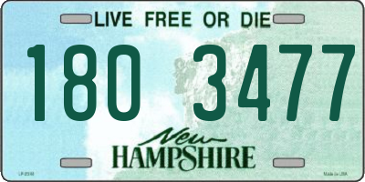 NH license plate 1803477