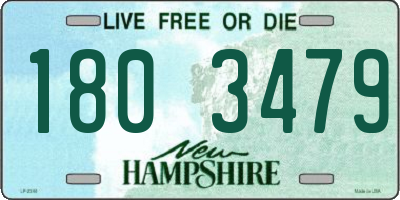 NH license plate 1803479