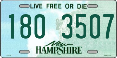 NH license plate 1803507
