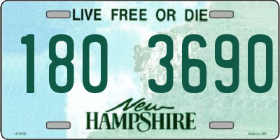 NH license plate 1803690