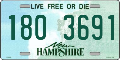 NH license plate 1803691