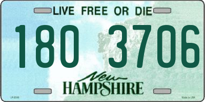 NH license plate 1803706