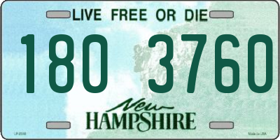 NH license plate 1803760