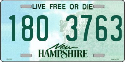 NH license plate 1803763