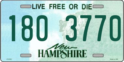 NH license plate 1803770