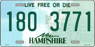 NH license plate 1803771