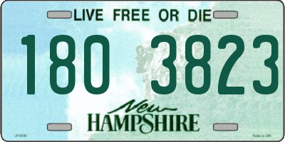 NH license plate 1803823