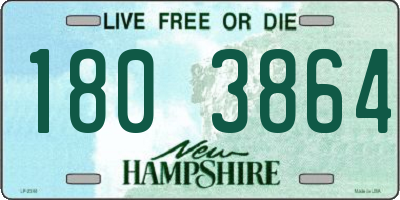 NH license plate 1803864
