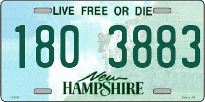 NH license plate 1803883