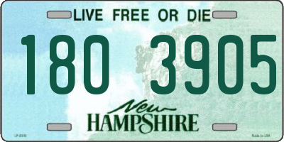 NH license plate 1803905