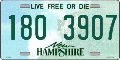 NH license plate 1803907