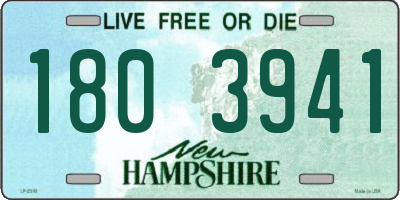 NH license plate 1803941
