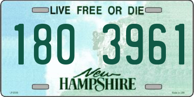 NH license plate 1803961