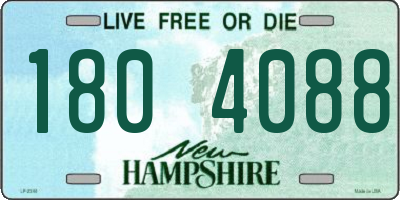 NH license plate 1804088