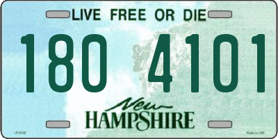 NH license plate 1804101