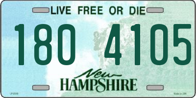 NH license plate 1804105