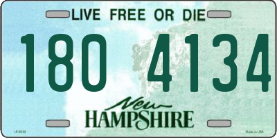 NH license plate 1804134