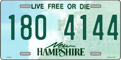 NH license plate 1804144